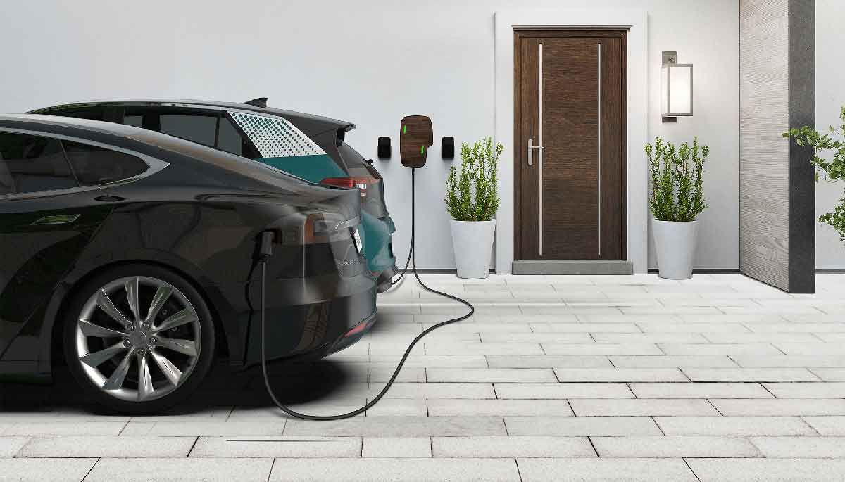 installing an electric vehicle charger for two cars